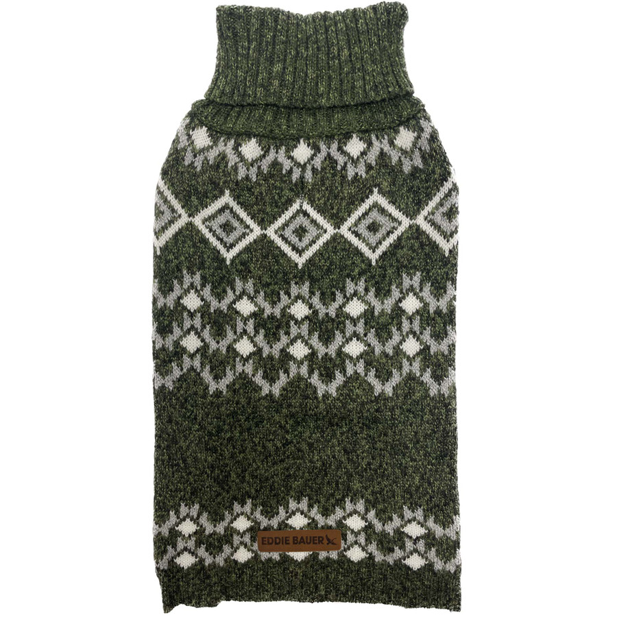 Petrageous Eddie Bauer Cascadia Heathered Turtleneck Dog Sweater