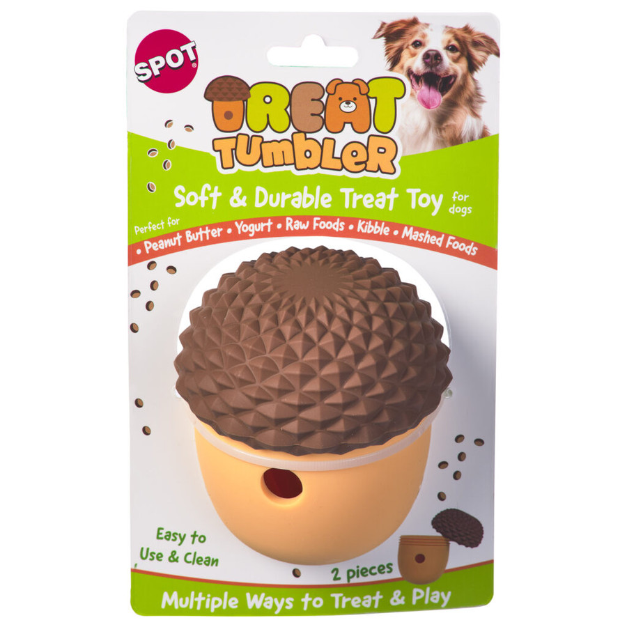 Spot Treat Tumbler Acorn Treat Dispensing Dog Toy in