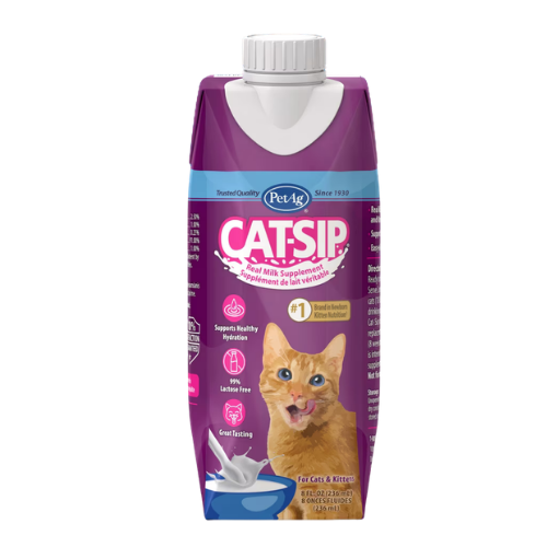 Akpharma Cat-Sip Lactose-Free Milk Treat For Cats & Kittens 8 oz