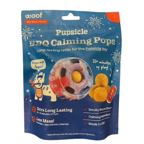 Woof Pupsicle Pops Refills Peanut Butter Birthday Lickable Dog