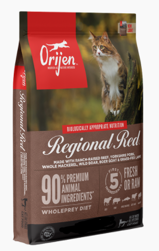 orijen red regional cat