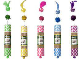 Multipet Cardboard, Roller Cat Toy, Assorted 17 in Chow Hound