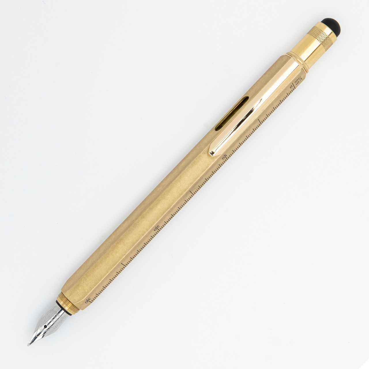 Monteverde USA® Tool Pen™ Fountain Pen Brass w/ JoWo Nib