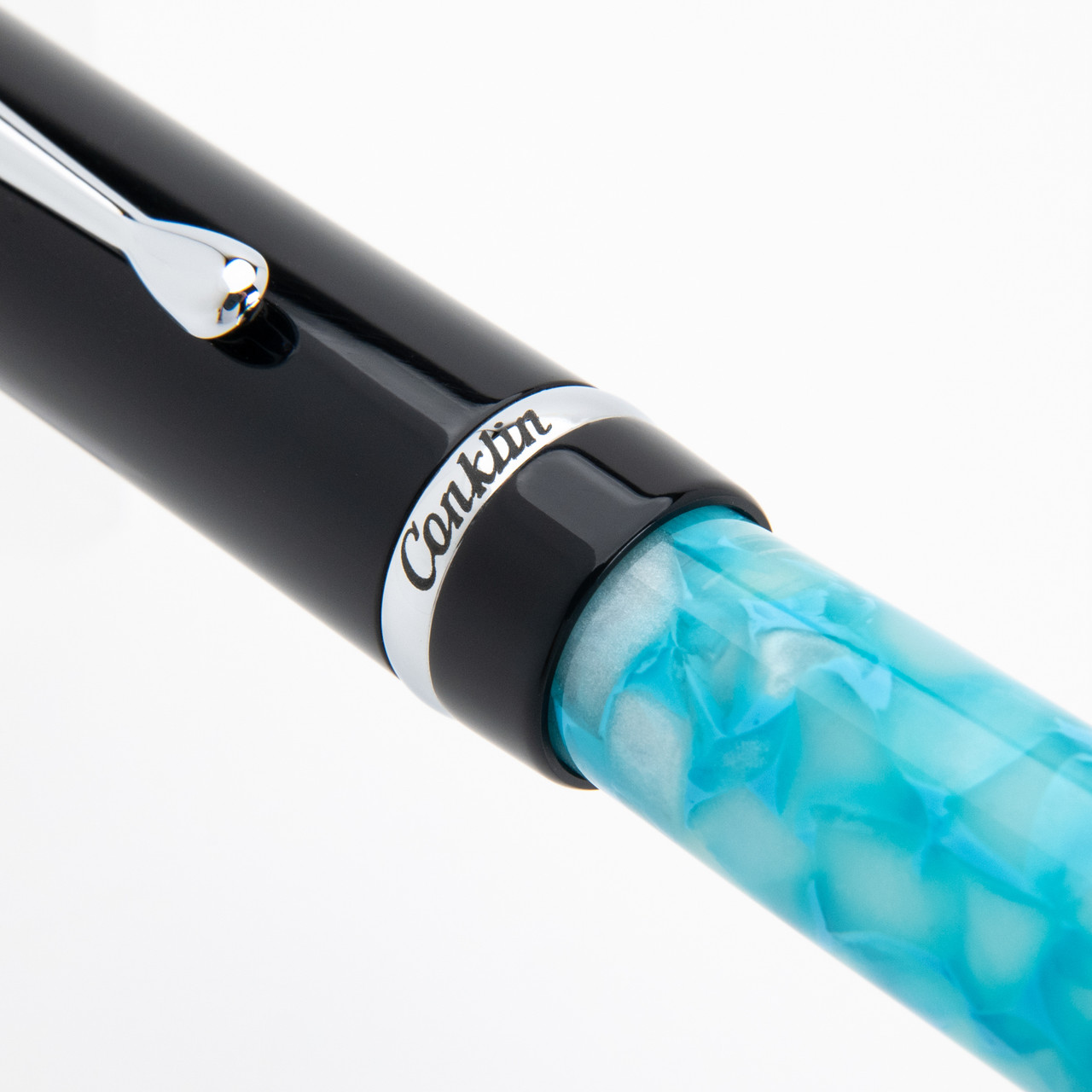 Conklin Duragraph Fountain Pen Turquoise Nights w/ JoWo Nib