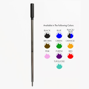 Monteverde® Capless Ceramic Gel Refill To Fit Parker® Ballpoint Pens Fine ,  6PK
