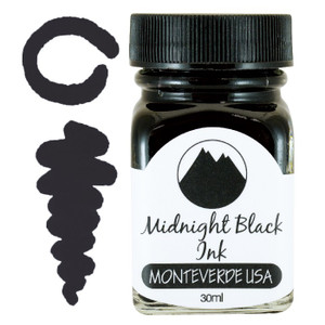 Monteverde USA® Core Midnight Black 30ml Fountain Pen Ink Bottle Monteverde USA® Core Midnight Black 30ml Fountain Pen Ink Bottle