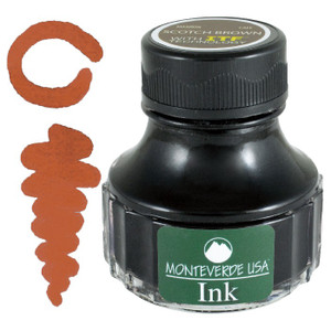 Monteverde USA® Core Scotch Brown 90ml Fountain Pen Ink Bottle Monteverde USA® Core Scotch Brown 90ml Fountain Pen Ink Bottle
