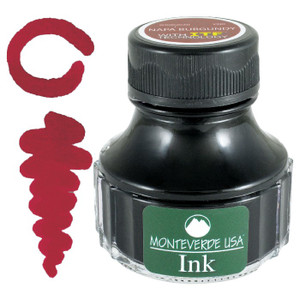 Monteverde USA® Core Napa Burgundy 90ml Fountain Pen Ink Bottle Monteverde USA® Core Napa Burgundy 90ml Fountain Pen Ink Bottle