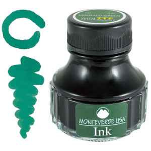 Monteverde USA® Core Emerald Green 90ml Fountain Pen Ink Bottle Monteverde USA® Core Emerald Green 90ml Fountain Pen Ink Bottle