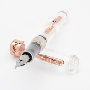 Conklin Mark Twain Demo Crescent Limited Edition Fountain Pen With Rose Gold Trim w/ JoWo Nib Conklin Mark Twain Demo Crescent Limited Edition Fountain Pen With Rose Gold Trim w/ JoWo Nib
