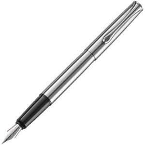 Diplomat Esteem Matte Chrome Trim Fountain Pen, Broad Nib Diplomat Esteem Matte Chrome Trim Fountain Pen, Broad Nib