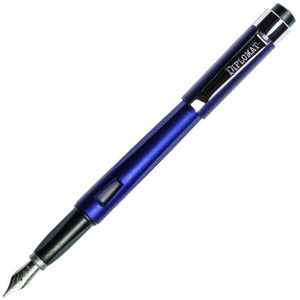 Diplomat Magnum Indigo Blue Fountain Pen, Broad Nib Diplomat Magnum Indigo Blue Fountain Pen, Broad Nib