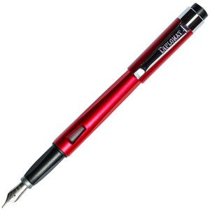 Diplomat Magnum Burned Red Fountain Pen, Fine Nib Diplomat Magnum Burned Red Fountain Pen, Fine Nib