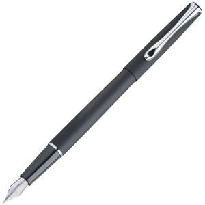 Diplomat Traveller Lapis Black Fountain Pen, Fine Nib Diplomat Traveller Lapis Black Fountain Pen, Fine Nib