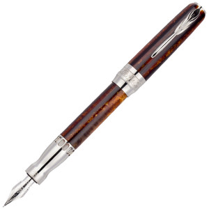 Pineider Arco Fountain Pen, Oak - 14k Extra Fine Nib Pineider Arco Fountain Pen, Oak - 14k Extra Fine Nib