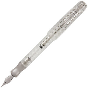 Pineider Honeycomb Sugar White - Broad 14k Gold Nib Pineider Honeycomb Sugar White - Broad 14k Gold Nib