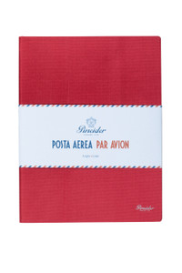 Pineider Notes Par Avion 19x25 cm / 7.4x9.8 in - (large), Red Baron