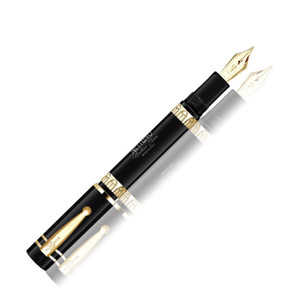 Nettuno 1911 Fountain pen, Crono (black resin/ rose gold trim), Extra Fine nib Nettuno 1911 Fountain pen, Crono (black resin/ rose gold trim), Extra Fine nib