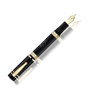 Nettuno 1911 Fountain pen, Crono (black resin/ rose gold trim), Fine nib Nettuno 1911 Fountain pen, Crono (black resin/ rose gold trim), Fine nib