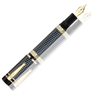 Nettuno 1911 Fountain pen, Petra Waves (black resin/gold plated trim), Medium nib Nettuno 1911 Fountain pen, Petra Waves (black resin/gold plated trim), Medium nib
