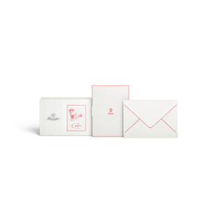 Pineider Capri Box of 12 cards and 12 envelopes - form. 9 /Confezione 12 cart. + 12 buste - Form. 9