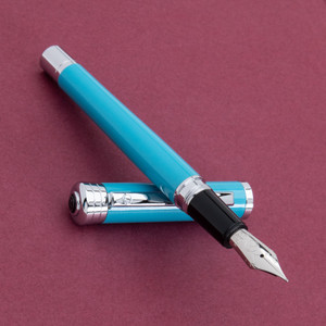 Monteverde USA Strata Fountain Pen Turquoise Monteverde USA Strata Fountain Pen Turquoise