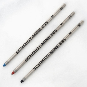 Schmidt® 635 Mini BallPen Refill, Medium Point, 6pk Blue Schmidt® 635 Mini BallPen Refill, Medium Point, 6pk Blue