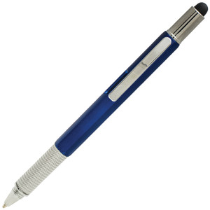 7 in 1 Plastic Tool Ballpoint Pen With Stylus S-115 Blue 7 in 1 Plastic Tool Ballpoint Pen With Stylus S-115 Blue