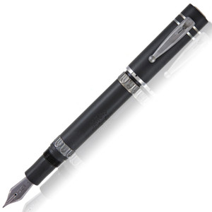 Nettuno 1911 Fountain pen, Black Sands (matte black resin/black trim)