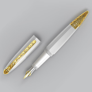 Diplomat ZEPP Gold Fountain Pen 14k Nib Diplomat ZEPP Gold Fountain Pen 14k Nib