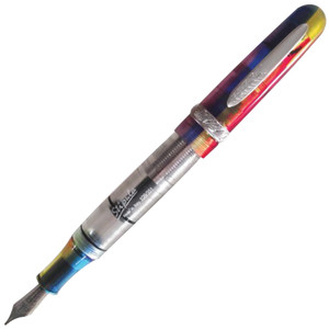 Stipula Limited Edition Prisma Piston Fountain Pen Prismatic Range w/ Shiny Palladium T-Flex Stipula Limited Edition Prisma Piston Fountain Pen Prismatic Range w/ Shiny Palladium T-Flex