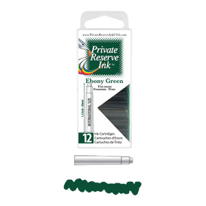 Private Reserve Ink™ 12pcs Clear Box, Ebony Green Private Reserve Ink™ 12pcs Clear Box, Ebony Green