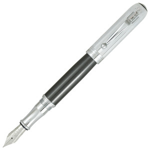 Monteverde USA® Rodeo Drive Gray Fountain Pen w/ Medium Nib (Demonstrator Sample)
