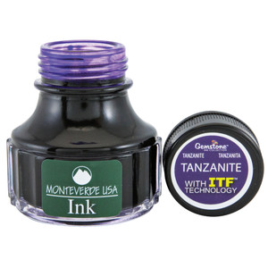 Monteverde USA® Gemstone Tanzanite 90ml Ink Bottle Monteverde USA® Gemstone Tanzanite 90ml Ink Bottle