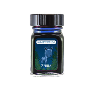 Monteverde USA® Jungle Ink Collection™ Bottle Ink 30 ml Zebra (Blue) Monteverde USA® Jungle Ink Collection™ Bottle Ink 30 ml Zebra (Blue)