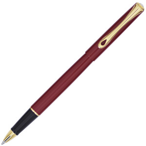 Diplomat Traveller Dark Red Gold Rollerball Pen Diplomat Traveller Dark Red Gold Rollerball Pen