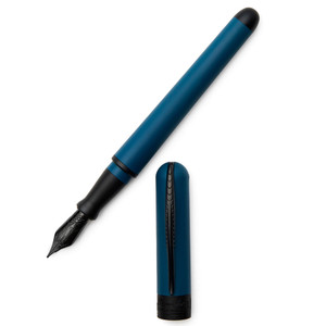 Pineider Avatar UR Matte Black Trim Fountain Pen Lapis Blue Pineider Avatar UR Matte Black Trim Fountain Pen Lapis Blue