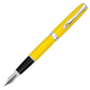 Diplomat Excellence A2 Yellow Chrome Fountain Pen Diplomat Excellence A2 Yellow Chrome Fountain Pen