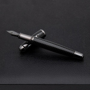 Monteverde USA® Super Mega Carbon Fiber Gunmetal Fountain Pen Monteverde USA® Super Mega Carbon Fiber Gunmetal Fountain Pen
