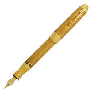 Pineider Matrix Yellow Gold Fountain Pen Pineider Matrix Yellow Gold Fountain Pen