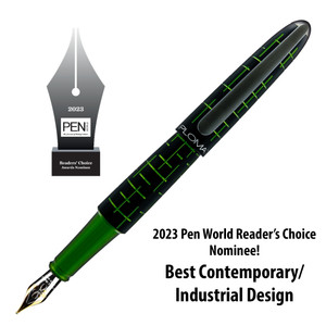 Diplomat Elox Matrix Green/Black Fountain Pen 14kt Nib Diplomat Elox Matrix Green/Black Fountain Pen 14kt Nib