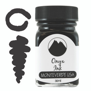 Monteverde USA® Gemstone Onyx 30ml Ink Bottle Monteverde USA® Gemstone Onyx 30ml Ink Bottle