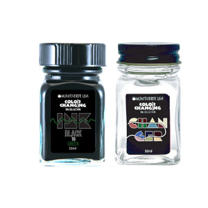 Monteverde USA® Color Changing 30ML Ink Bottle + Changer Set Black to Green Monteverde USA® Color Changing 30ML Ink Bottle + Changer Set Black to Green