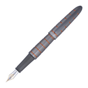 Diplomat Elox Ring Grey/Orange Fountain Pen 14kt Nib Diplomat Elox Ring Grey/Orange Fountain Pen 14kt Nib