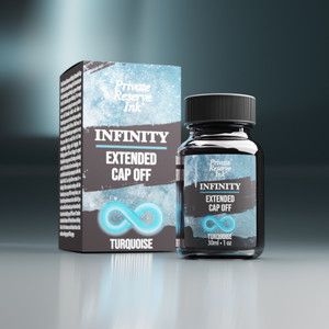 Private Reserve Ink Infinity Turquoise 30ml Ink (with eco formula) Bottle and Box Private Reserve Ink Infinity Turquoise 30ml Ink (with eco formula) Bottle and Box