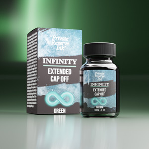 Private Reserve Ink Infinity Green 30ml Ink (with eco formula) Bottle and Box Private Reserve Ink Infinity Green 30ml Ink (with eco formula) Bottle and Box