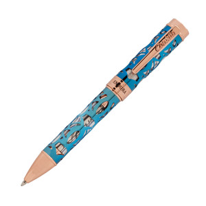 Conklin Endura Deco Crest Ballpoint Pen Demo/Blue/Rosegold Conklin Endura Deco Crest Ballpoint Pen Demo/Blue/Rosegold