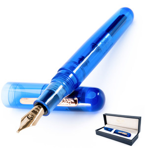 Conklin All American Demo Blue(eyedropper) Special Edition Fountain Pen(cartridge/converter/eyedropper filling system) 14K Omniflex JoWo Nib Conklin All American Demo Blue(eyedropper) Special Edition Fountain Pen(cartridge/converter/eyedropper filling system) 14K Omniflex JoWo Nib
