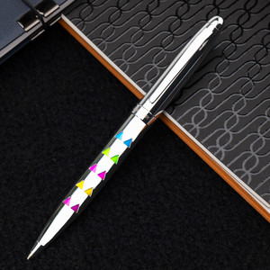Monteverde USA® Illusia Gel Ink pen with Triangle shapes Chrome/Chrome Trim Monteverde USA® Illusia Gel Ink pen with Triangle shapes Chrome/Chrome Trim