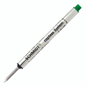 Schmidt® P8126 Short Capless Rollerball Refill Fine Point 0.6mm, 2pk, Green Schmidt® P8126 Short Capless Rollerball Refill Fine Point 0.6mm, 2pk, Green